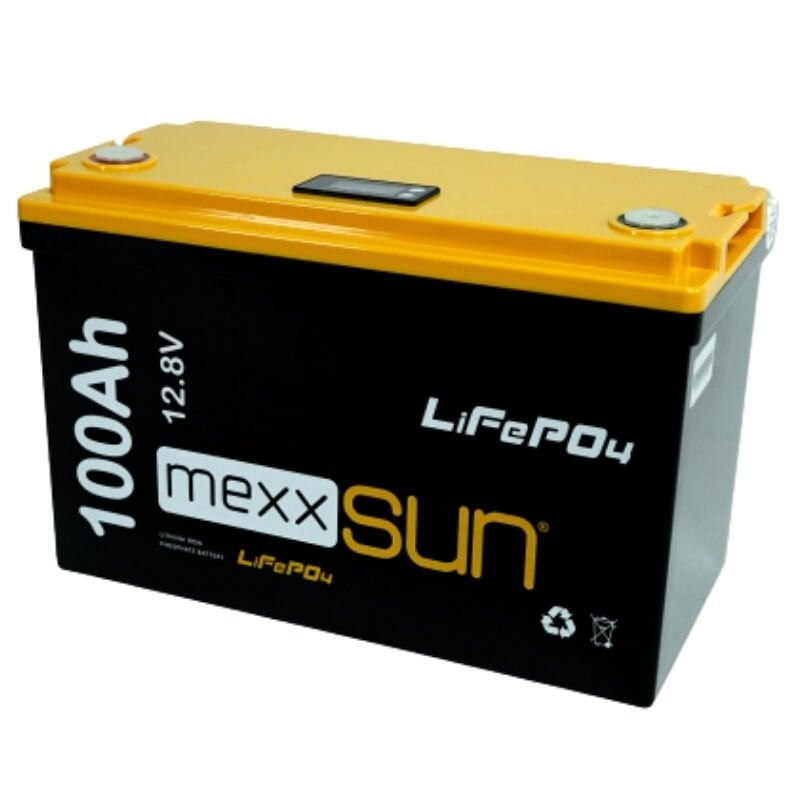 Mexxsun Lityum Akü 12,8V 100AH LifePo4 1280Wh