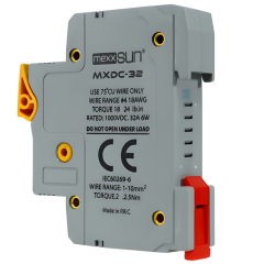 Mexxsun 32 Ah 1000 V DC Sigorta + Sigorta Yuvası