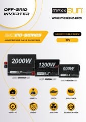 Mexxsun 12V 600W Modifiye Sinüs İnverter
