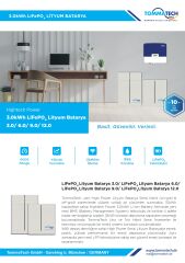 TommaTech Hightech Power 3kWh Lityum Batarya