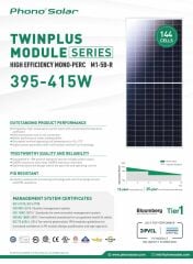 Smart 395 W A+ Monokristal Perc Güneş Paneli