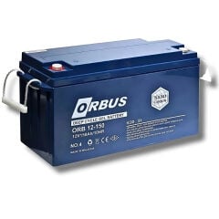 Orbus 12 V 150 Amper Derin Döngü Karbon Jel Akü