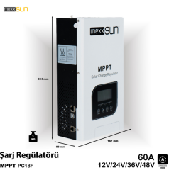 Mexxsun 12/24/48V 60A Mppt Şarj Regülatörü