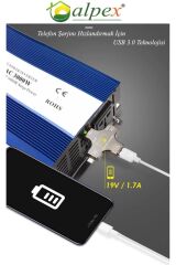 Alpex 2000 Watt 24 Volt Tam Sinüs İnverter