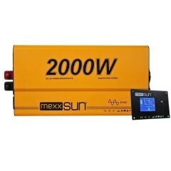 Mexxsun Tam Sinüs UPS (Remote Ekran) 12V 2000W