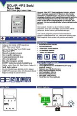 Havensis 40 Ah Mppt 12/24 V Solar Şarj Kontrol Cihazı