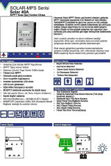 Havensis 40 Ah Mppt 12/24 V Solar Şarj Kontrol Cihazı