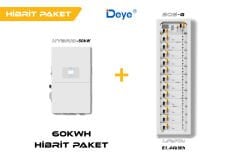 DEYE 60 kWh Hibrit Paketi (High Voltage)