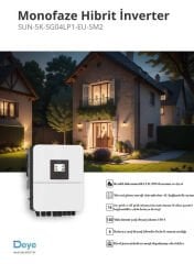 DEYE 5 KW Hibrit Monofaze LV 48V On Grid İnverter