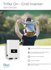 Deye 25 Kw Trifaze Ongrid İnverter