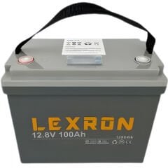 Lexron 12.8 V 100 Ah Lityum Akü