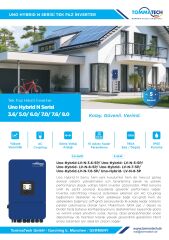 TommaTech Uno Hybrid N 8 kW 48V Monofaze İnverter