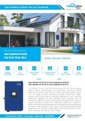 TommaTech Uno Hybrid N 12 kW 48V Monofaze İnverter