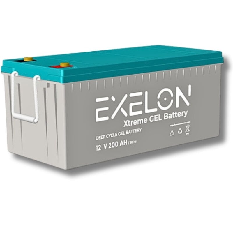 Exelon 12 Volt 200 Amper Jel Akü Derin Döngü Deep Cycle