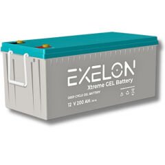 Exelon 12 Volt 200 Amper Jel Akü Derin Döngü Deep Cycle