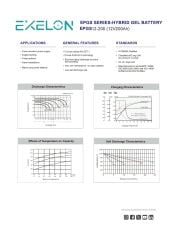 Exelon 12 Volt 200 Amper Jel Akü Derin Döngü Deep Cycle