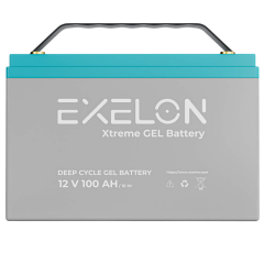 Exelon 12 Volt 100 Amper Jel Akü Derin Döngü Deep Cycle