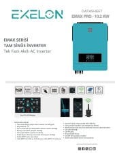 Exelon 10.2KW 48V Akıllı İnverter MPPT (450VDC)