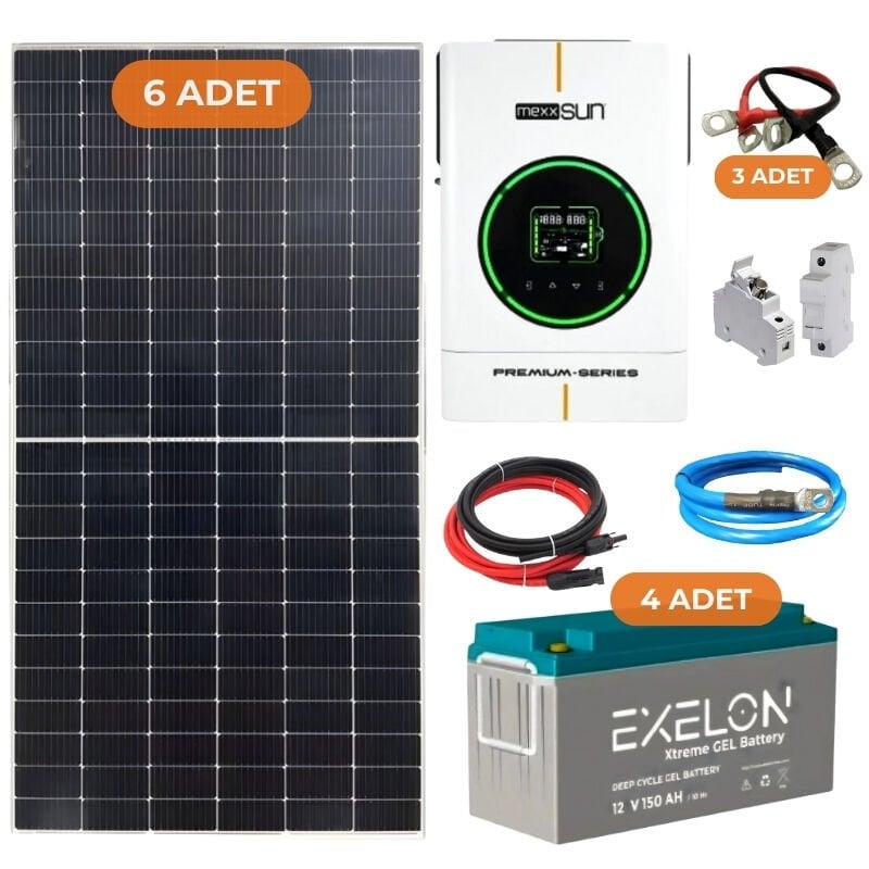 Yapısolar 6 kW Solar Enerji Paketi