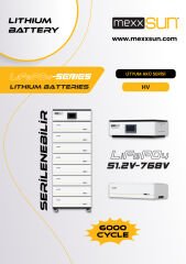 Mexxsun 20.48 kWh Yüksek Voltaj Lityum Akü