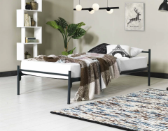 Linda Tek Kişilik Genç-çocuk Yatak Odası Ferforje Metal 90x190 90x200 Karyola