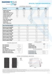 TommaTech 620 W 144 PM Diamond Bifacial Half Cut Topcon Güneş Paneli