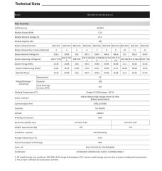 Deye Yüksek Voltaj Lityum Akü 61.44 Kwh
