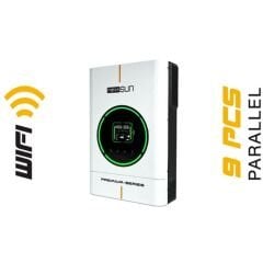 Mexxsun Premium 6kW 48V Mppt Tam Sinüs Akıllı İnverter (Paralel /Wi-Fi/ Dual Output)