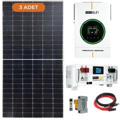 Mexxsun 4 kW Hazır Solar Enerji Paketi Lityum Depolamalı