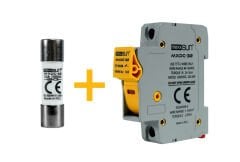 Mexxsun 32 Ah 1000 V DC Sigorta + Sigorta Yuvası 12 Adet Kutu