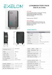 Exelon 51.2 V 314 Ah 16 kW LiFePO4 Lityum Akü