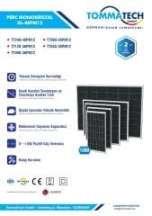 Tommatech 240Wp Bifacial 48PMB12 Güneş Paneli