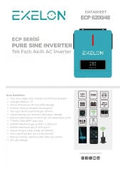 Exelon 6.2 kW 48 Volt MPPT 120A Akıllı İnverter