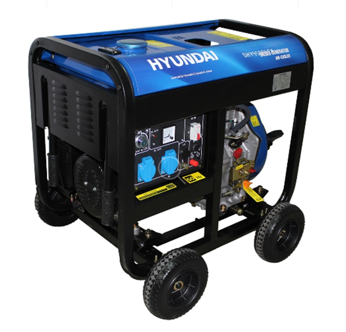 Hyundai Dhy9500lek-3 Trifaze 8 Kwa Marşlı Dizel Jeneratör