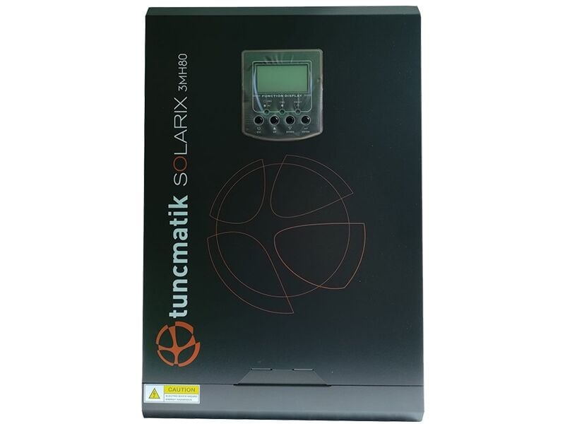 Tunçmatik Solarix 3kw Mppt 80a 450v Akıllı İnverter – 24v Dc