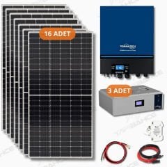 Yapı Solar TommaTech 15 Kw Lityum Akülü Hazır Solar Enerji Paketi 3