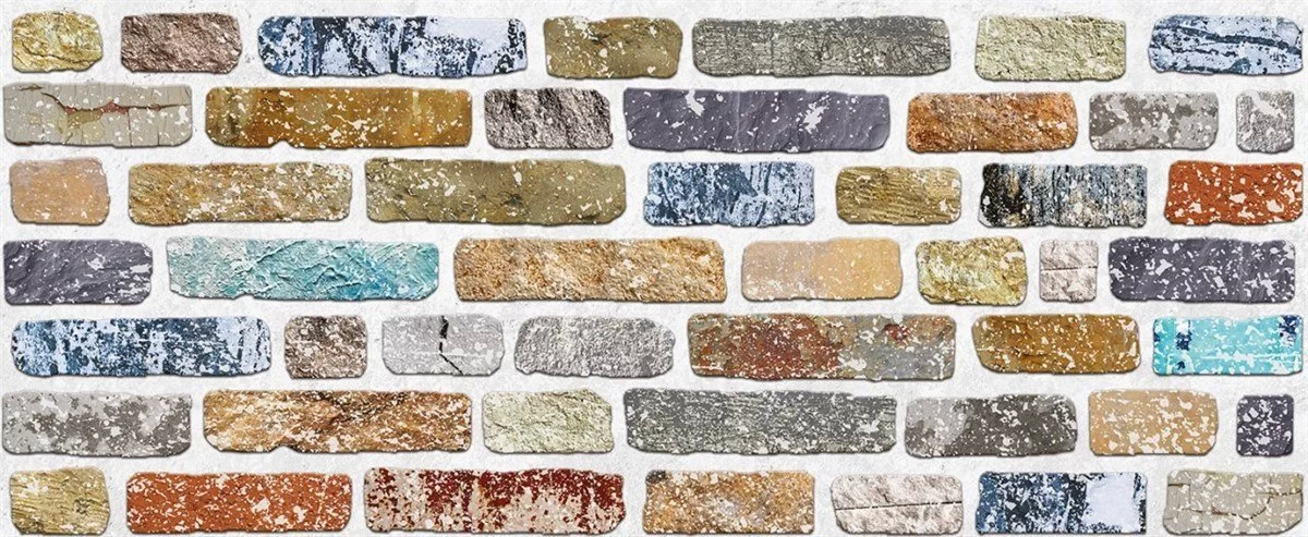 Kaleplus Dekoratif Strafor Renkli 3d Tuğla Duvar Paneli Td06-104