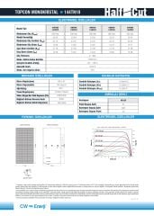 Cw Enerji Cwt 595 W Half Cut Topcon Multi Busbar Güneş Paneli 16 Adet