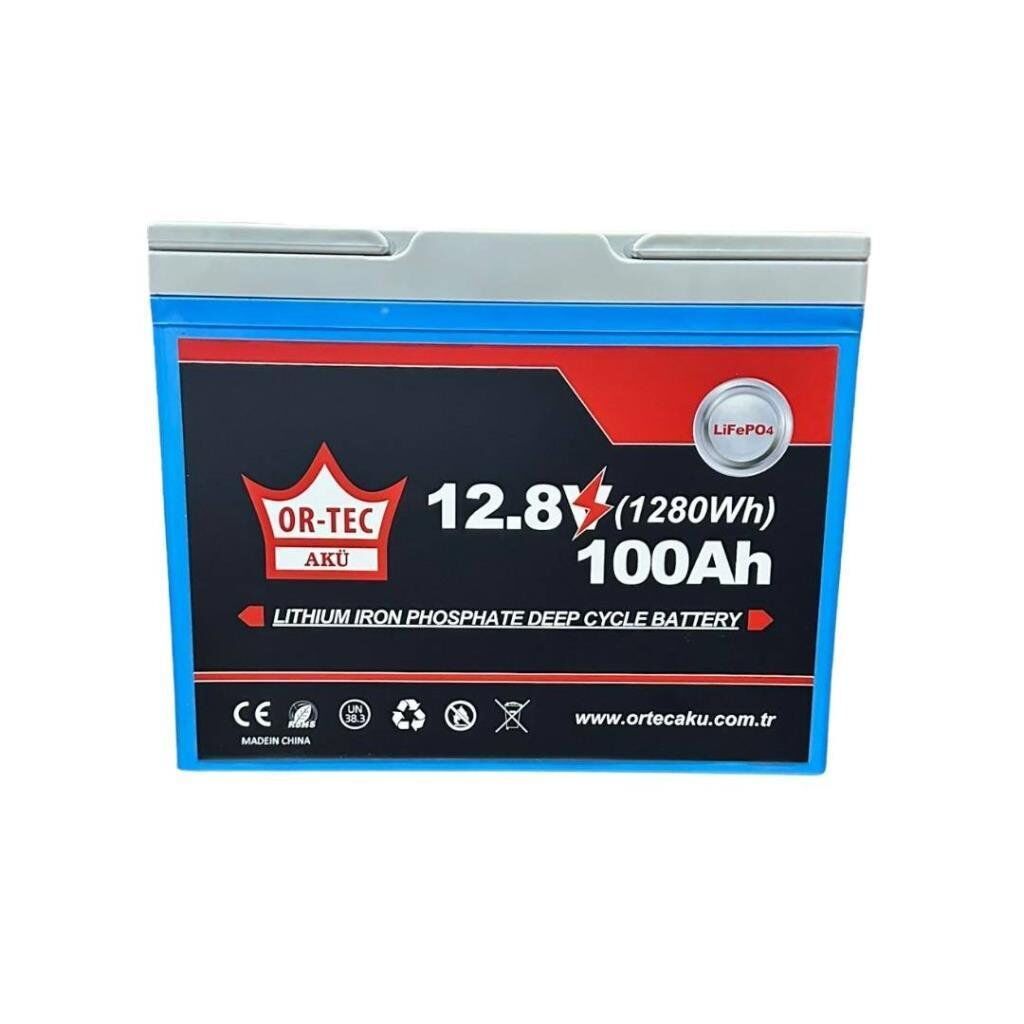 Ortec 12.8V 100Ah Lityum Akü