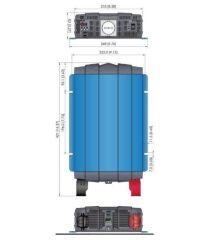 Cotek 24V 1500W Tam Sinüs Inverter