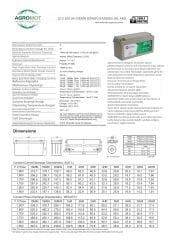 Agromot 12v 150 Ah Jel Akü
