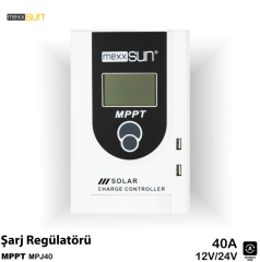 Mexxsun 12/24V 40A Mppt Solar Şarj Regülatörü