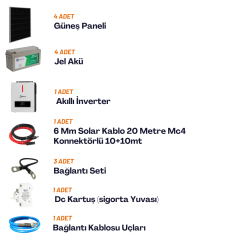 Yapı Solar 6.2 Kw Hazır Solar Enerji Paketi AGR-150-6.2
