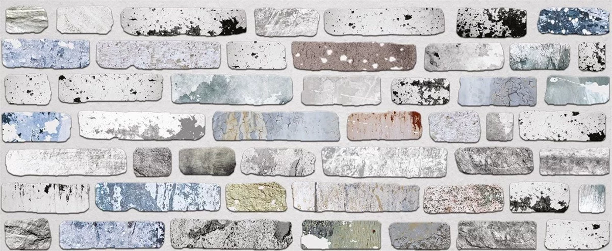 Kaleplus Dekoratif Strafor Renkli 3d Tuğla Duvar Paneli Td06-106