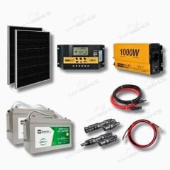 Yapı Solar 1 Kw Mini Buzdolabı Solar Bağ Evi Paketi Tak Çalıştır