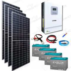 Yapı Solar 3 Kw Mppt Bağ Evi Hazır Güneş Enerjisi Paketi Tak Çalıştır