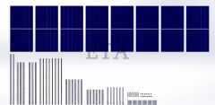 Yapı Solar Galvanizli Çelik Konstrüksiyon Düz Zemin Ayak Sehpası 2x2 4 Panellik Altyapı Seti