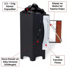 Grillmate Kömür Tutuşturma Bacası