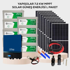 Yapısolar 7.2 Kw Mppt Solar Güneş Enerjisi L Paket