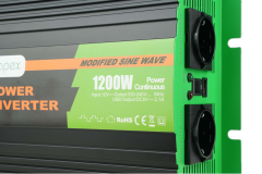 Apex 12V 1200W Modifiye Sinüs İnverter